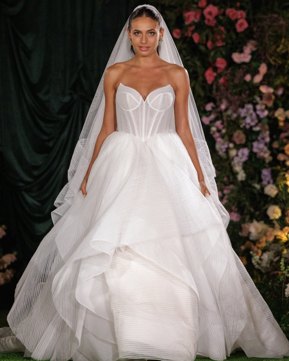 open lace back dress Hayley Paige - Silver Springs HP62611 main image 0
