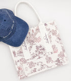 Toile Canvas Tote Bag