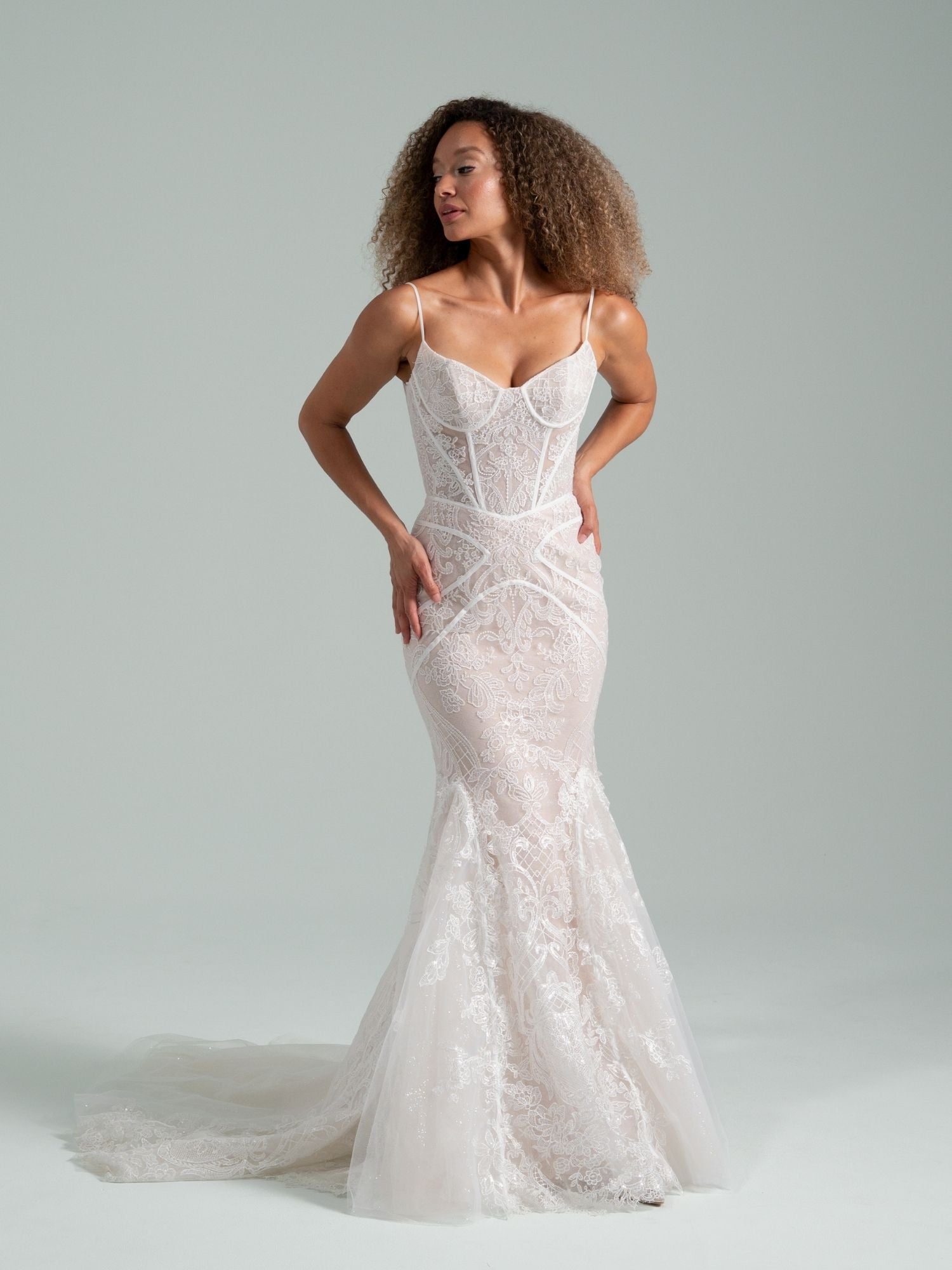 hayley paige wedding dress mermaid Markle 6850