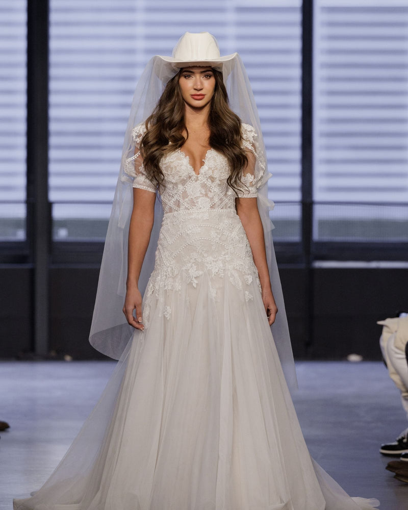 bridal dress show What We Saw at New York Fashion Week Wedding dresses for the Iconic